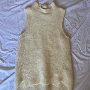 Milly 'Cloud' Cashmere Sleeveless Pullover P/XS